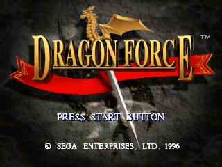 Dragon Force Title Screen
